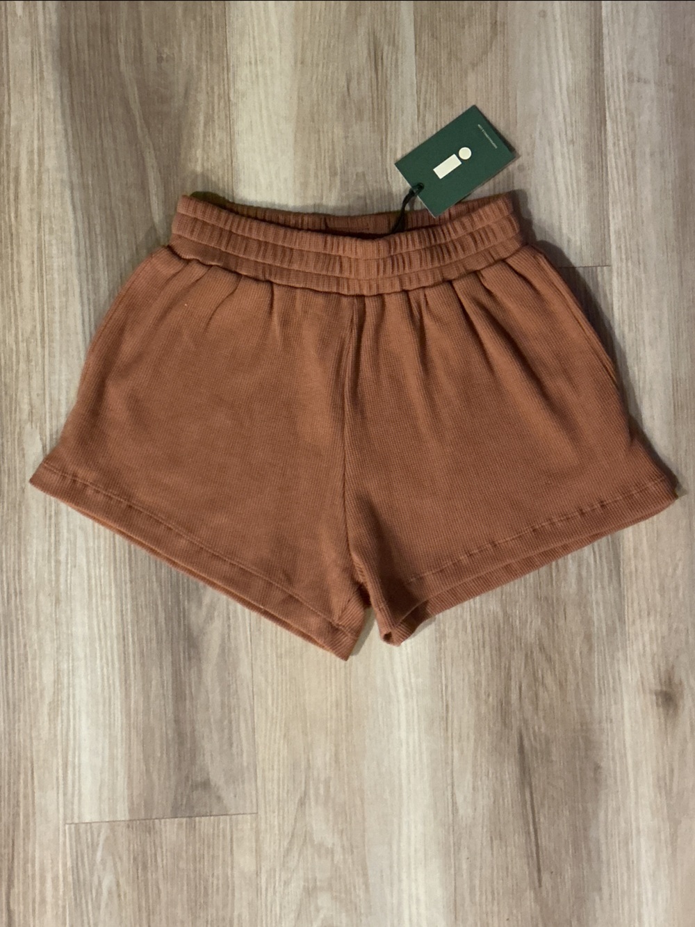 Daily Drills Ribbed Thermal Resort Shorts, Size XS/S. NWT. - Picture 2 of 3